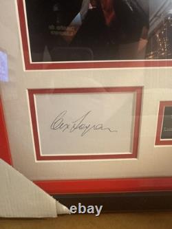 Sir Alex Ferguson Signed Genuine Manchester United Framed Display COA