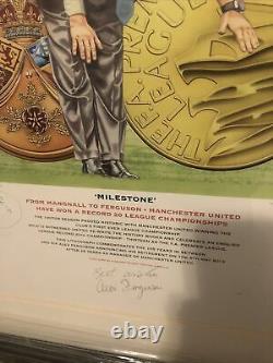 Sir Alex Ferguson Signed Limited edition Manchester United Lithograph COA Framed