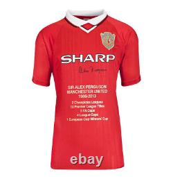Sir Alex Ferguson Signed Manchester United Shirt 1999 Champions League Final