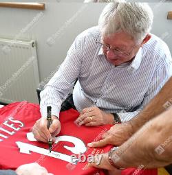 Sir Alex Ferguson Signed Manchester United Shirt 1999, Home, Titles 13