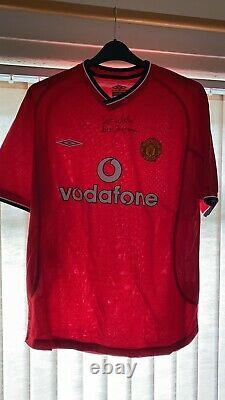 Sir Alex Ferguson Signed Manchester United Shirt 2001/2002