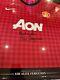 Sir Alex Ferguson signed 2013 Manchester United shirt