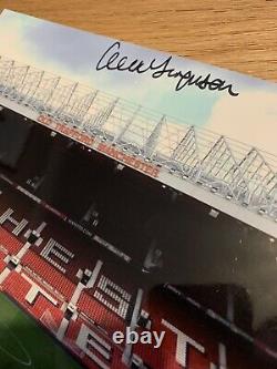 Sir Alex Ferguson signed Old Trafford Manchester United 8x10 photo COA