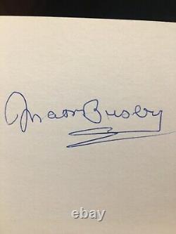Sir Matt Busby & Alex Ferguson Hand Signed Autograph Manchester United Man Utd