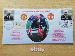 Sir Matt Busby Manchester United Legend Hand-signed Tribute First Day Cover