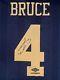 Steve Bruce Hand Signed Manchester United Football Shirt Autograph 1