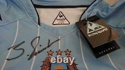 Sven Goran Ericksson Signed Manchester City Shirt 2007/8. MINT FREE POSTAGE