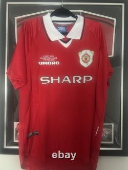 Teddy Sheringham 1999 Manchester United Signed Shirt Beckett Authenticated