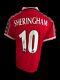 Teddy Sheringham Manchester United 1999 Hand Signed Home Shirt