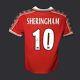 Teddy Sheringham Manchester United Signed 1999 Shirt COA