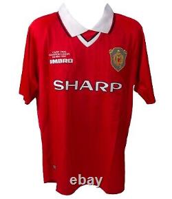 Teddy Sheringham Signed 1999 Manchester United Signed Jersey (Beckett COA)