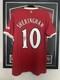 Teddy Sheringham Signed Manchester United Shirt Beckett Authenticated COA