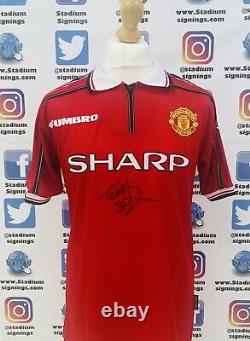 Teddy Sheringham Signed Manchester United Shirt / COA