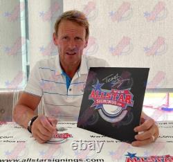 Teddy Sheringham Signed Manchester United Shirt See Proof + Coa