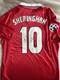 Teddy Sheringham Signed XL Mens Manchester United Shirt 1999 Champions League