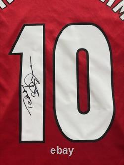 Teddy Sheringham Singed 1999 Champions League Final Shirt Manchester United