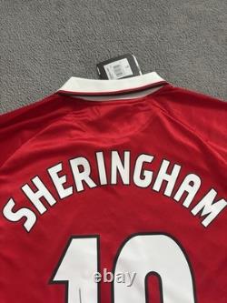 Teddy Sheringham Singed 1999 Champions League Final Shirt Manchester United