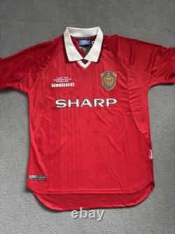 Teddy Sheringham Singed 1999 Champions League Final Shirt Manchester United