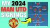 The 8 Players I Would Sign For Manchester United In 2024