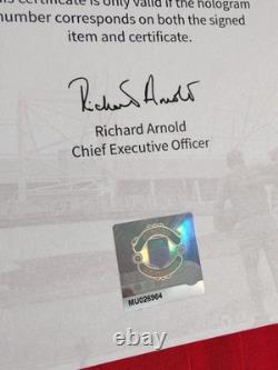 ULTRA RARE Lisandro Martinez Signed Manchester United Shirt OFFICIAL COA PROOF