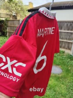 ULTRA RARE Lisandro Martinez Signed Manchester United Shirt OFFICIAL COA PROOF