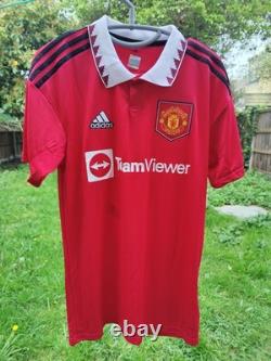 ULTRA RARE Lisandro Martinez Signed Manchester United Shirt OFFICIAL COA PROOF