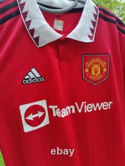 ULTRA RARE Lisandro Martinez Signed Manchester United Shirt OFFICIAL COA PROOF