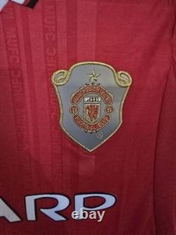 Umbro Manchester United Sharp Ryan Giggs 11 Signed Signed Shirt 1999 Camp Nou