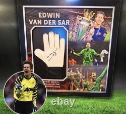 Van Der Sar Signed Manchester United Goalkeeper Glove WITH COA