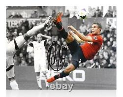 Van Persie Signed Manchester United Print With A1 Sporting C. O. A. Brand new