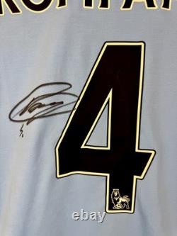 Vincent Kompany Signed Manchester City 2011-12 Home Shirt Umbro Authentic Real