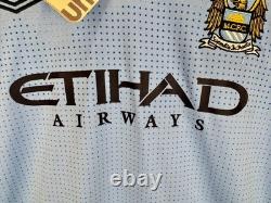 Vincent Kompany Signed Manchester City 2011-12 Home Shirt Umbro Authentic Real