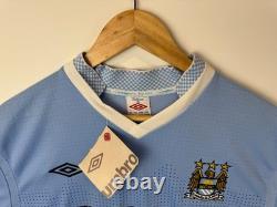 Vincent Kompany Signed Manchester City 2011-12 Home Shirt Umbro Authentic Real
