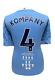 Vincent Kompany Signed Manchester City Career Stats Football Shirt Coa & Proof