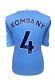 Vincent Kompany Signed Manchester City Football Shirt Comes With Coa & Proof