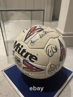 Vintage Manchester United 1996-97 Squad Signed Original Mitre Football VGC RARE