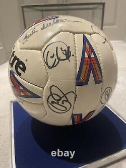 Vintage Manchester United 1996-97 Squad Signed Original Mitre Football VGC RARE