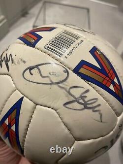 Vintage Manchester United 1996-97 Squad Signed Original Mitre Football VGC RARE