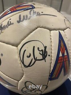 Vintage Manchester United 1996-97 Squad Signed Original Mitre Football VGC RARE