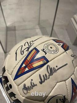 Vintage Manchester United 1996-97 Squad Signed Original Mitre Football VGC RARE