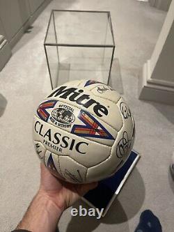 Vintage Manchester United 1996-97 Squad Signed Original Mitre Football VGC RARE