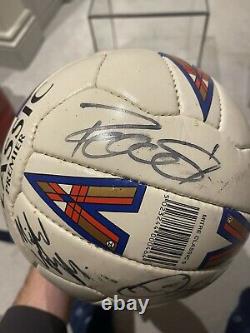 Vintage Manchester United 1996-97 Squad Signed Original Mitre Football VGC RARE