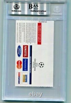 WAYNE ROONEY signed FIRST MANCHESTER UNITED GAME TICKET (2004) HAT-TRICK BECKETT