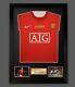 Wayne Rooney Front Signed Manchester United Shirt Football In A Frame