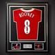 Wayne Rooney Hand Signed 2002-04 Deluxe Framed Manchester United Shirt &pound;225