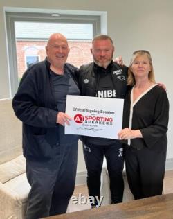 Wayne Rooney Hand Signed 2002-04 Deluxe Framed Manchester United Shirt £225