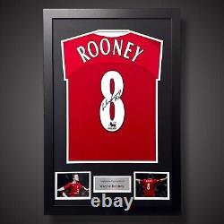 Wayne Rooney Hand Signed 2002-04 Framed Manchester United Shirt With COA £185