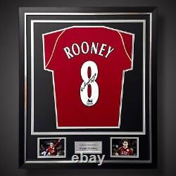 Wayne Rooney Hand Signed 2006/07 Deluxe Framed Manchester United Shirt £225