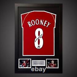 Wayne Rooney Hand Signed 2006/07 Framed Manchester United Shirt With COA £185