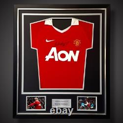 Wayne Rooney Hand Signed 2010/11 Deluxe Framed Manchester United Shirt £225